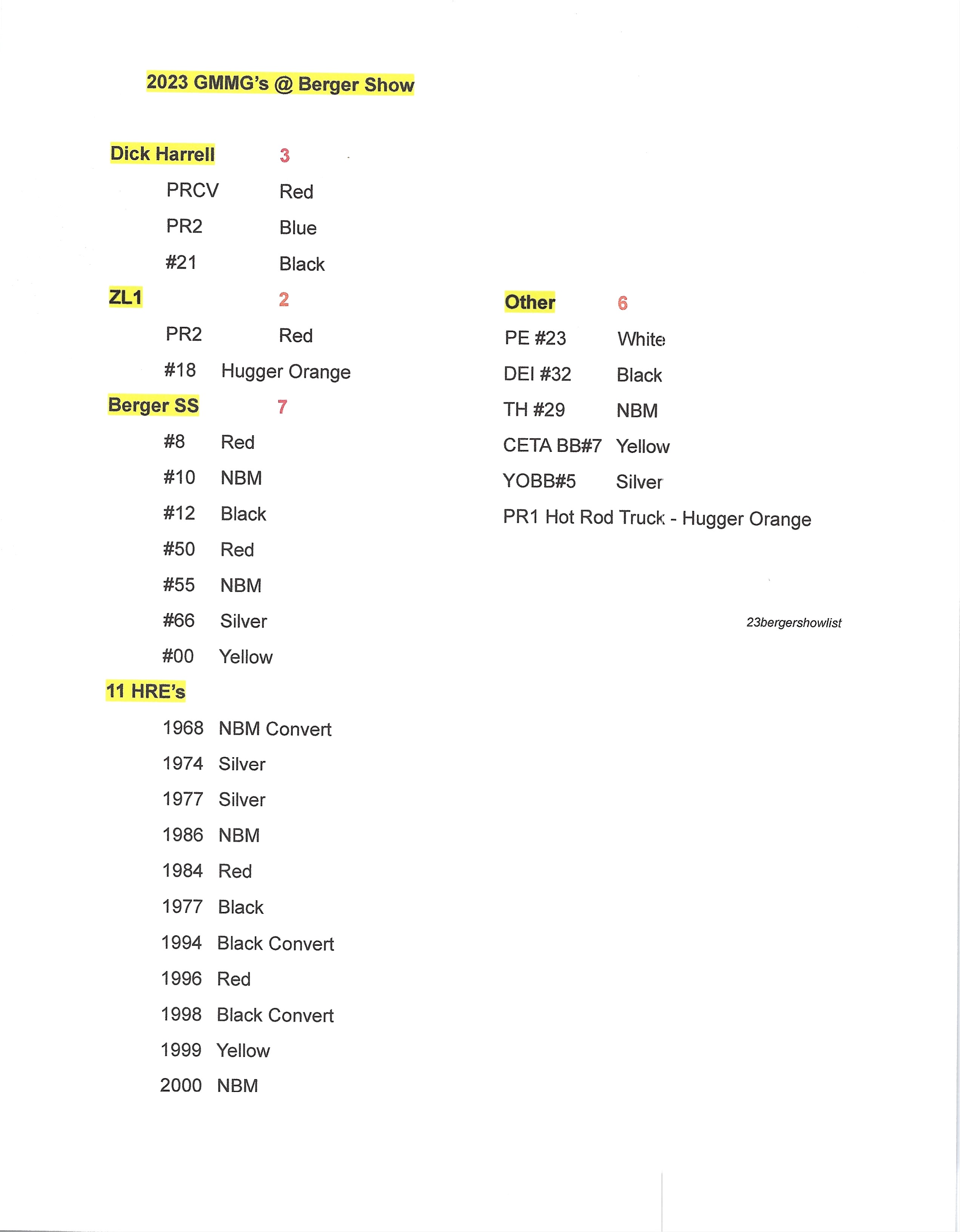 23 Berger Show List.jpg